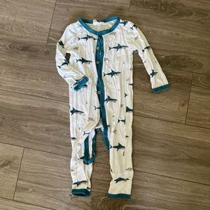 Kyte Deep Sea Snap Romper 6-12m